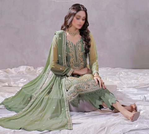 MANAAR LUXURY HANDWORK CHIFFON COLL BY SOGHAT D-03