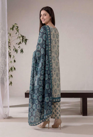 SEFA by Tawakkal Fabrics | 3 Piece Unstitched Rotary Printed Lawn Suit D-1