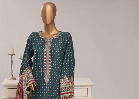 Regal by Sadabahar Vol-3 | Embroidered Lawn 3 Piece Stitched Suit D-7