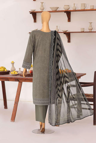 Venice by HZ Textiles | Premium Embroidered Cotton Lawn 3 Piece Unstitched Suit D-2