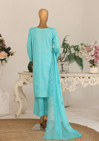 Mayaar by HZ Textiles | Embroidered 3 Piece Unstitched Suit D-2