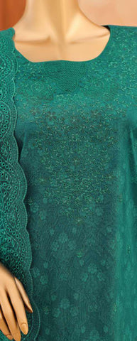 Premium Venice by HZ Textiles | Festive Embroidered 3 Piece Unstitched Lawn Suit D-5