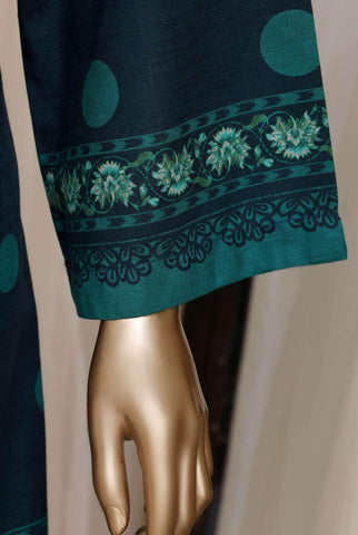 Sadabahar Printed Khaddar Stitched 3 Piece Suit D-7