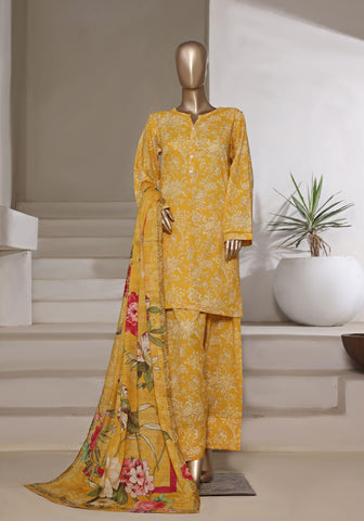 Printed Cotton With Farshi Shalwar Vol-02 By Sadabahar D-02
