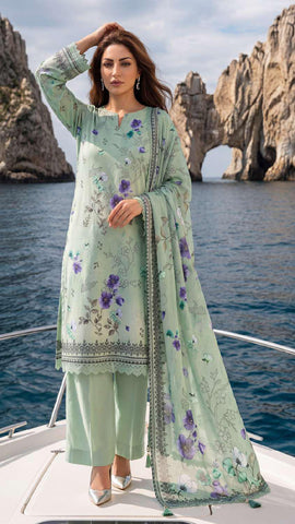 Colors by AlZohaib vol-2 | Digital Printed Lawn 3 Piece Unstitched Suit D-9