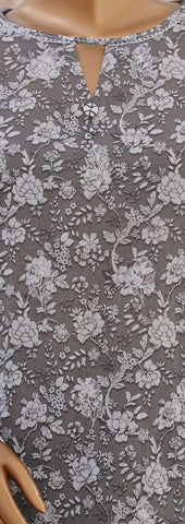 Nakshkari by HZ Textiles | Embroidered Lawn 3 Piece Unstitched Suit D-5