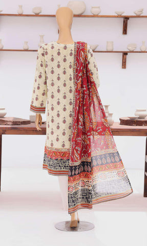 Platinum Jaipuri Prints by HZ Textiles | Digital Printed Lawn 3 Piece Unstitched Suit D-4