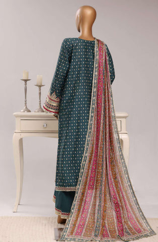 Regal by Sadabahar Vol-3 | Embroidered Lawn 3 Piece Stitched Suit D-7