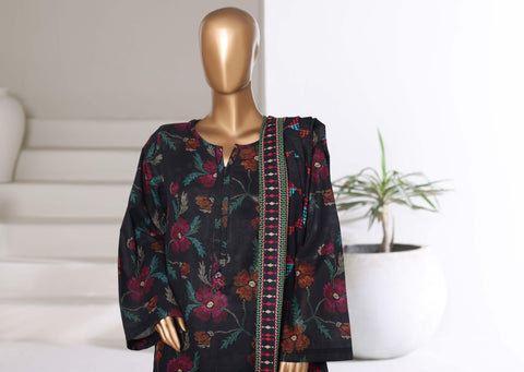 Printed Khaddar Vol-3 Stitched 3PC Collection By Sadabahar D-8