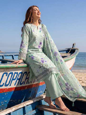 Colors by AlZohaib vol-2 | Digital Printed Lawn 3 Piece Unstitched Suit D-9
