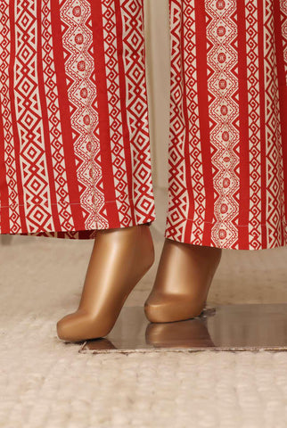 Sadabahar Printed Linen Stitched 3 Piece Suit D-5