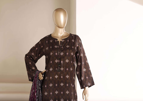 SADABAHAR Luxury Printed Lawn | 3 Piece Stitched Suit D-7