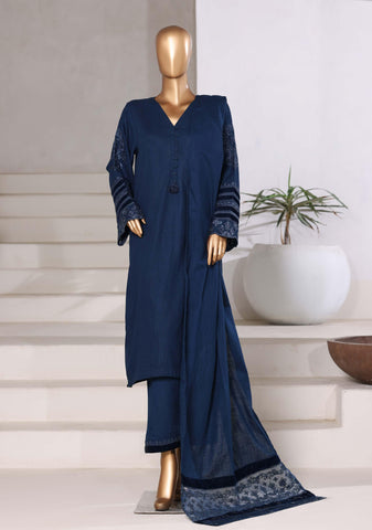 Sadabahar Premium Emb Cross Texture RTW 3 Piece Suit D-8