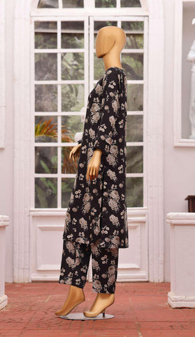 HZ Linen Wintery Printed Co-Ord Set D-2