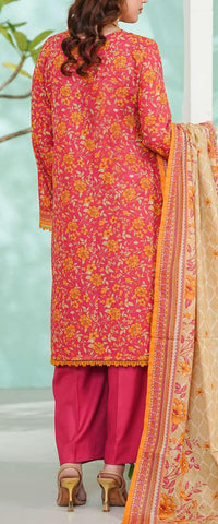VS Daman Exclusive Printed Cambric Unstitched 3 Piece Suit D-7
