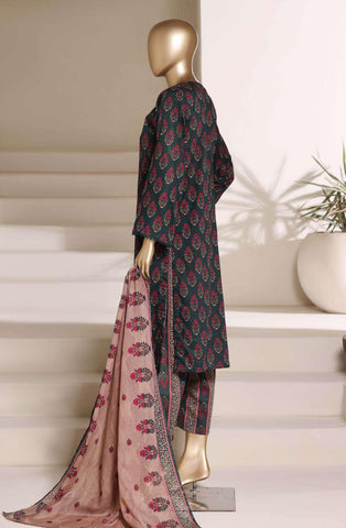 Sadabahar Luxury Lawn | Printed 3 Piece Stitched Suit D-7