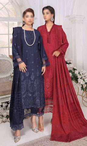 Chaap Luxury Emb Shamery Coll:24 By Sobia Waseem D-03
