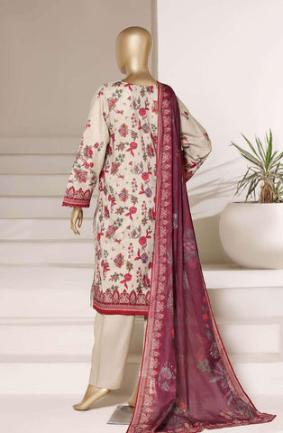 Sadabahar Luxury Lawn Printed 3 Piece Stitched Suit D-7