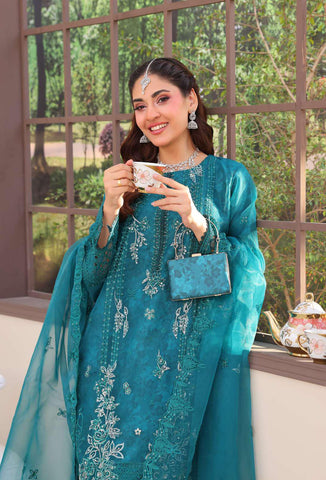 Eshaal Vol-2 Semi-Stitched Luxury Embellished Suit D-1