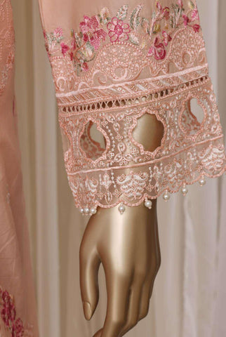 Sadabahar Luxury Embroidered Cotton Stitched 3 Piece Suit D-5