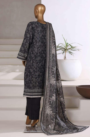 Sadabahar Printed Khaddar With Shimmer Ready To Wear 3Pc D-7