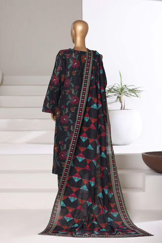 Printed Khaddar Vol-3 Stitched 3PC Collection By Sadabahar D-8