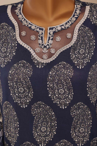 Raya by Sadabahar Embroidered Stitched 3 Piece Suit D-3