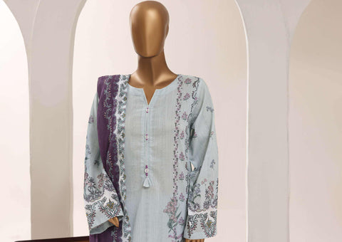 Sadabahar Printed Lawn Vol-12 | Printed Lawn 3 Piece Stitched Suit D-15