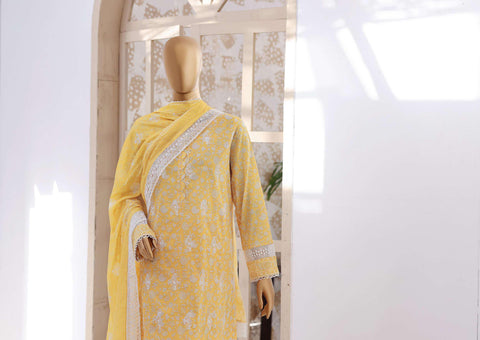 Nakshkari by HZ Textiles | Embroidered Lawn 3 Piece Unstitched Suit D-6