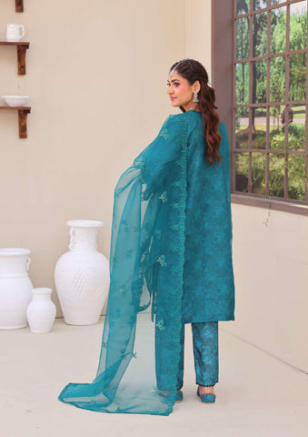 Eshaal Vol-2 Semi-Stitched Luxury Embellished Suit D-1