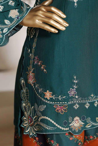 Eclair by Sadabahar | Embroidered Lawn 3 Piece Stitched Suit D-5