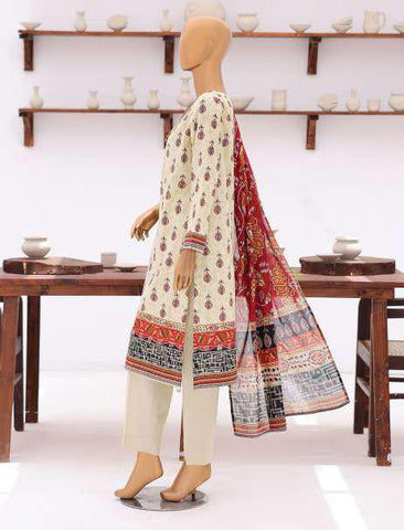 Platinum Jaipuri Prints by HZ Textiles | Digital Printed Lawn 3 Piece Unstitched Suit D-4