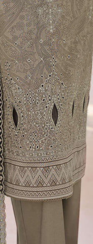 Venice by HZ Textiles | Premium Embroidered Cotton Lawn 3 Piece Unstitched Suit D-2
