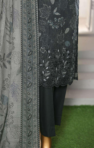 Asasa Digital Printed Emb Lawn Un Stitched 3 Pcs  HZ-4