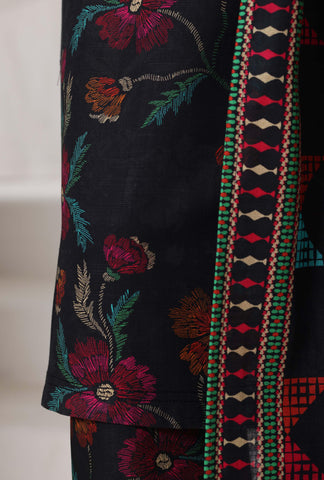 Printed Khaddar Vol-3 Stitched 3PC Collection By Sadabahar D-8