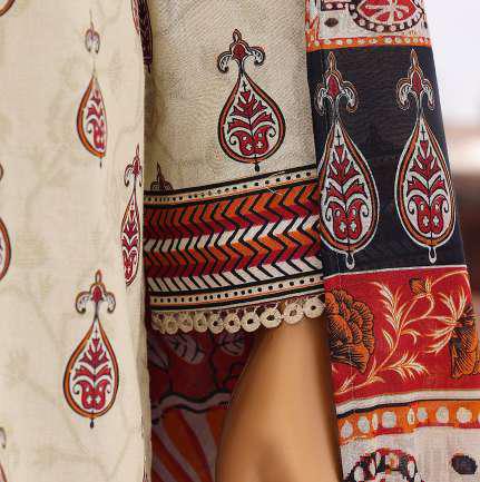 Platinum Jaipuri Prints by HZ Textiles | Digital Printed Lawn 3 Piece Unstitched Suit D-4