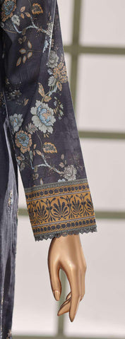 HZ Textiles – Mehak Slub Lawn Embroidered Collection Vol-02 D-4