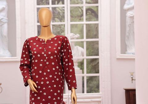 HZ Linen Wintery Printed Co-Ord Set D-3