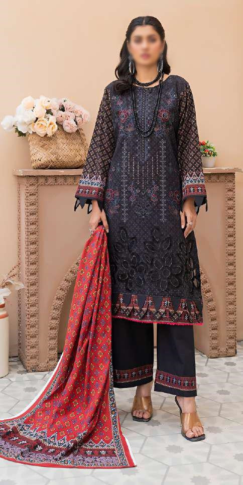 Aleeza Digital Fine Emb Khaddar Coll:24 By Sobia Waseem D-05
