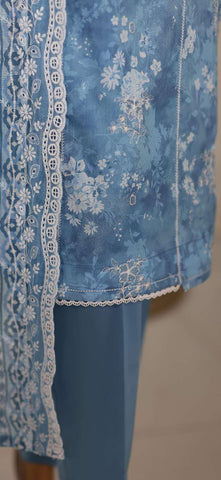 Dhagakari by HZ Textiles | Embroidered 3 Piece Unstitched Lawn Suit D-5