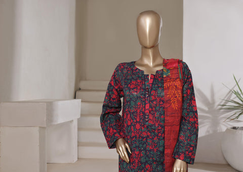 Printed Cotton With Farshi Shalwar Vol-02 By Sadabahar D-01