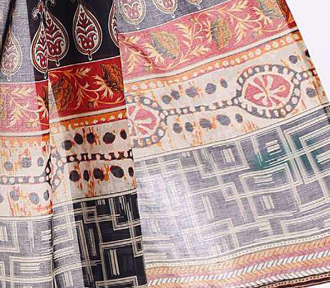 Platinum Jaipuri Prints by HZ Textiles | Digital Printed Lawn 3 Piece Unstitched Suit D-4