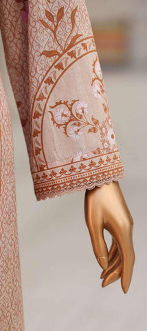 Premium Daily Wear by HZ Textiles Vol-5 | Embroidered Lawn 3 Piece Unstitched Suit D-3