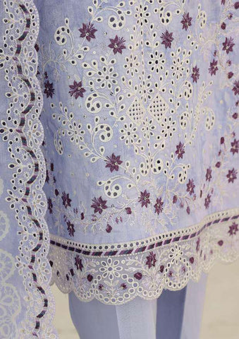 Premium Signature by HZ Textiles | Embroidered 3 Piece Unstitched Lawn Suit D-6