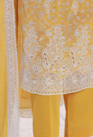 Nakshkari by HZ Textiles | Embroidered Lawn 3 Piece Unstitched Suit D-6