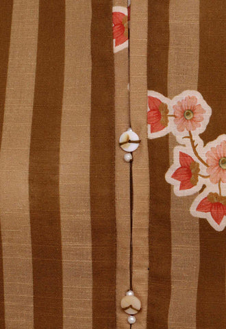 Sadabahar Printed Khaddar Stitched 3 Piece Suit D-8