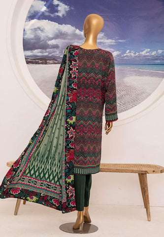 Linen Wintry Shawl Printed Collection Vol-2  D 08