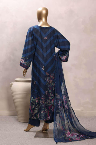 Sadabahar Printed Chamti Cotton | 3 Piece Stitched Kaftan Suit D-8