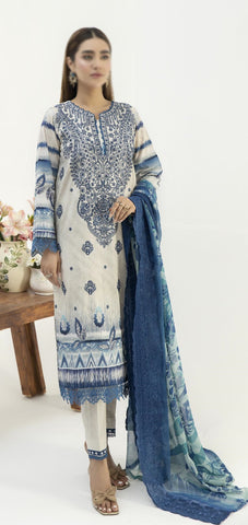Iyana Un Stitched 3 pcs Embroidered Lawn Digital Print JH 913