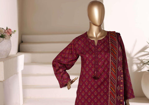Sadabahar Luxury Lawn | Printed 3 Piece Stitched Suit D-8